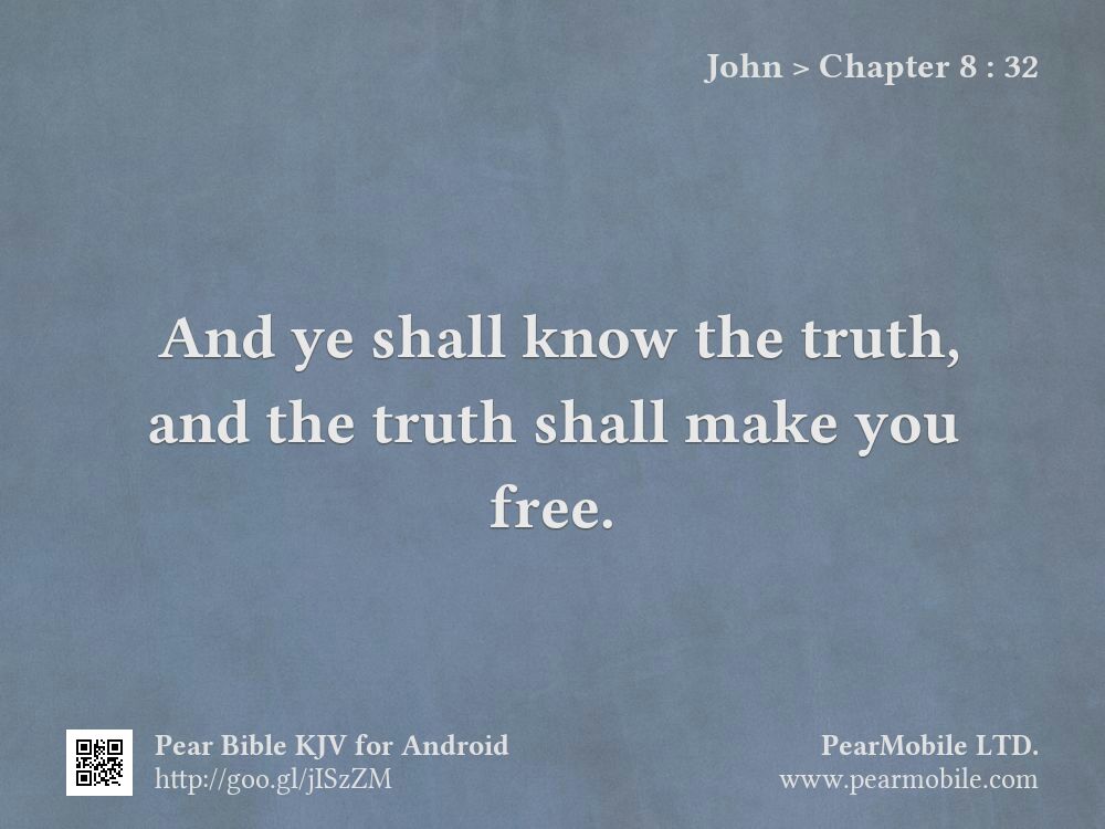 John, Chapter 8:32